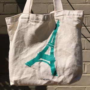 EUC J.Crew Crewcuts Eiffel Tower Tote Bag